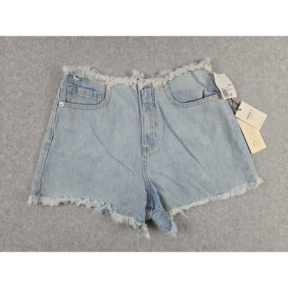 Forever 21 Jean Shorts Womens Size 3‎ / 25 Junior Denim Jeans High Rise NEW